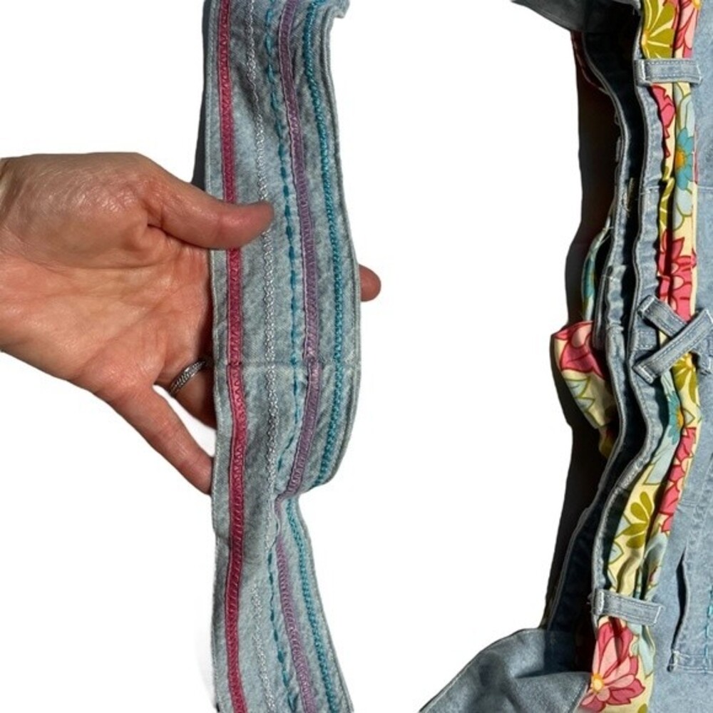 Homemade Boho Hippie Denim Purse Handbag - Picture 5 of 5